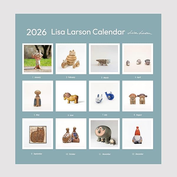 Amazon.co.jp: 壁掛けカレンダー2025(リサ・ラーソン デザイン